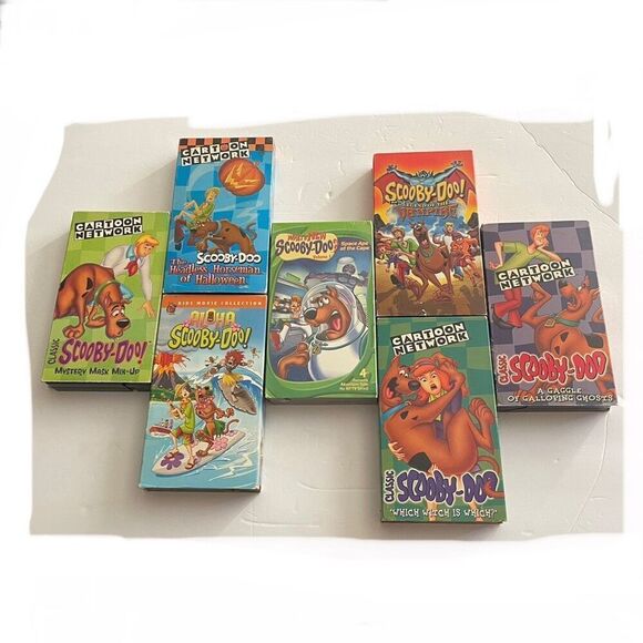 7 tape Scooby-Doo! VHS Lot Scooby Doo Cartoon Network - Picture 1 of 4